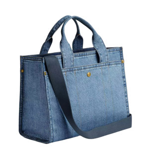 Coach Denim Cargo Tote